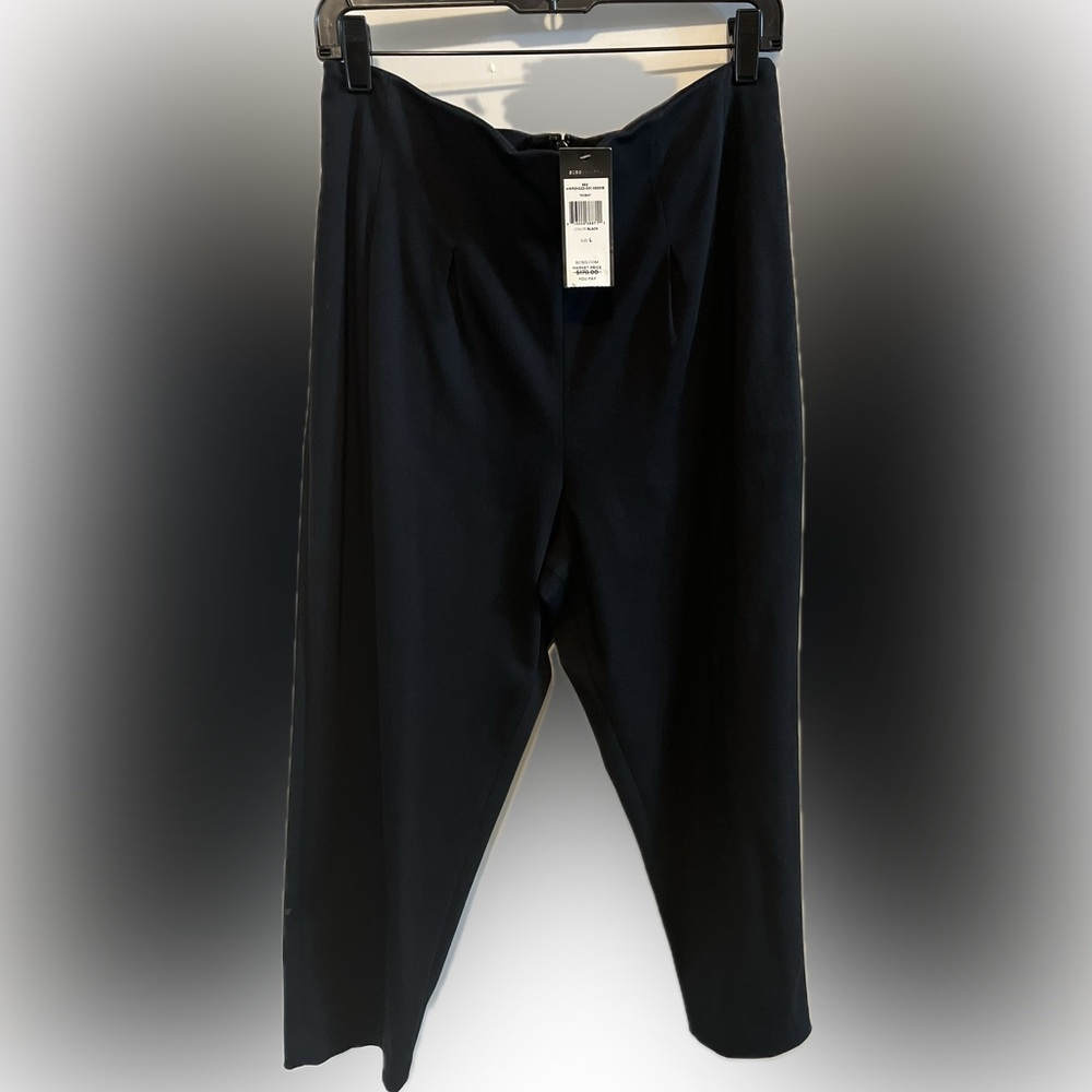 NWT BCBGMaxazria, black pants, size large